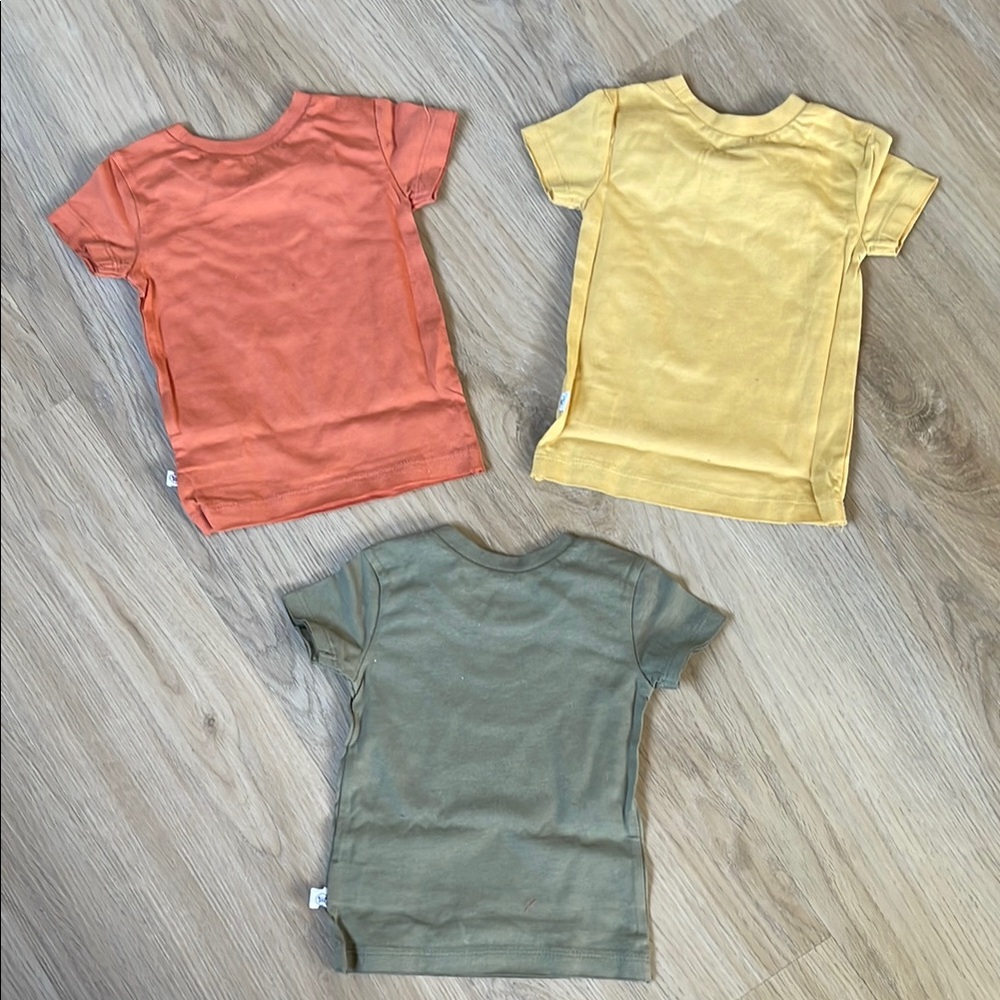 The Honest Company 100% Organic Cotton Short Sleeve Tees - 9 shirts! - Picture 3 of 11